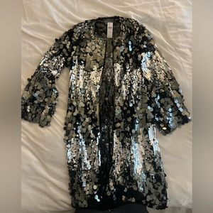 Anthropologie Sequin Jacket - perfect for NYE!